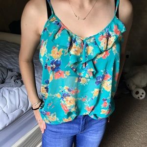 Francesca’s floral t-shirt